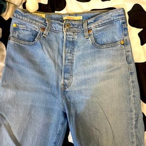 Ribcage straight Levis jeans